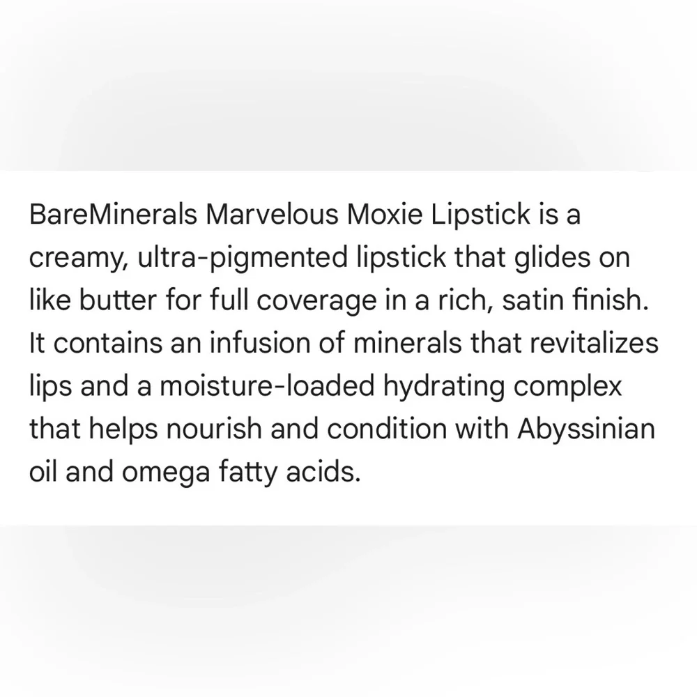 RARE BAREMINERALS LIVE LARGE
